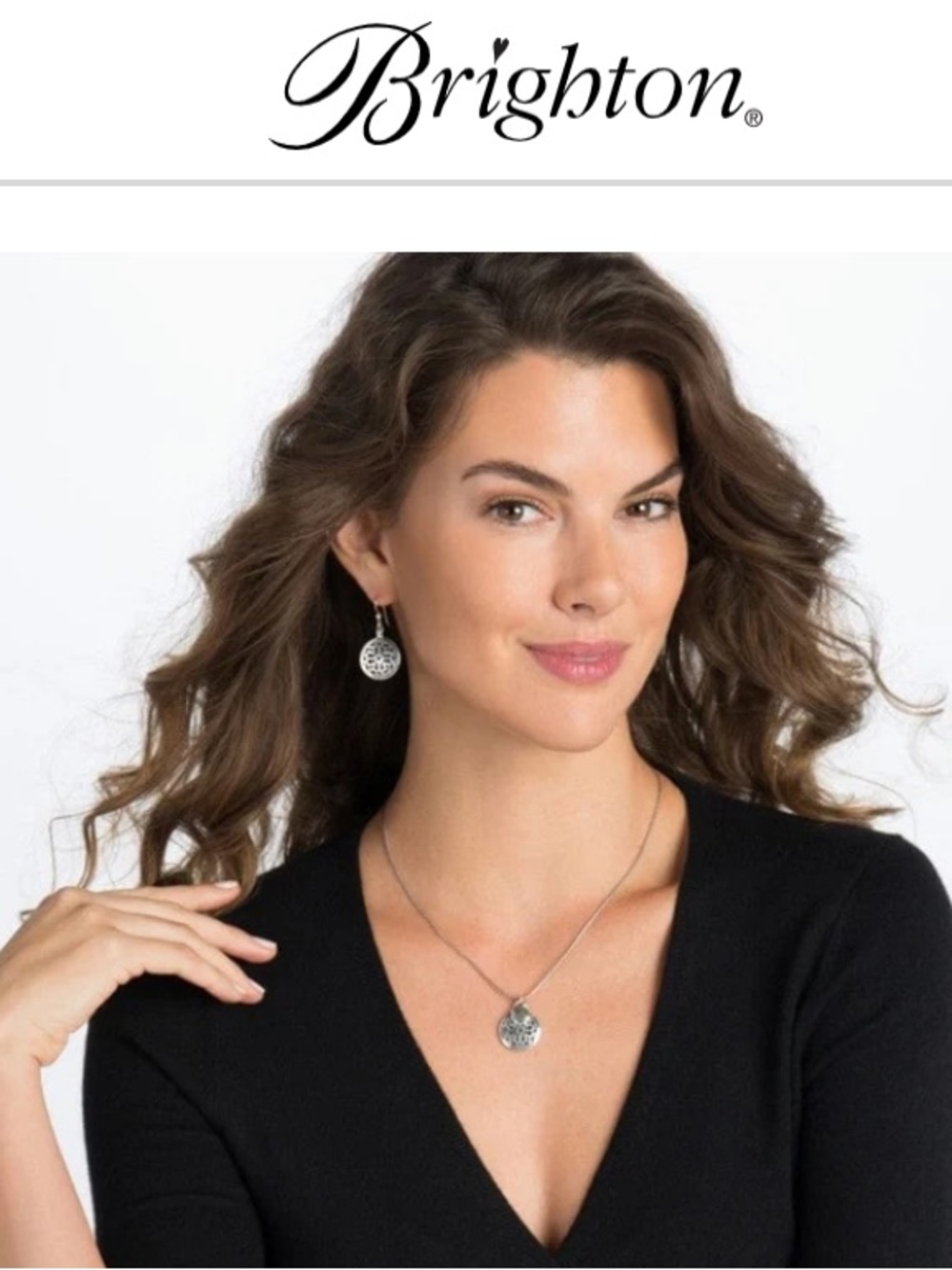 Brighton’s Silver Ferrara Petite dual Pendant Necklace - Picture 2 of 6